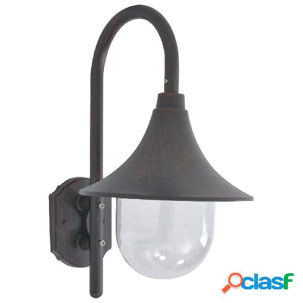 vidaXL Lampada da Parete da Giardino E27 42 cm Alluminio