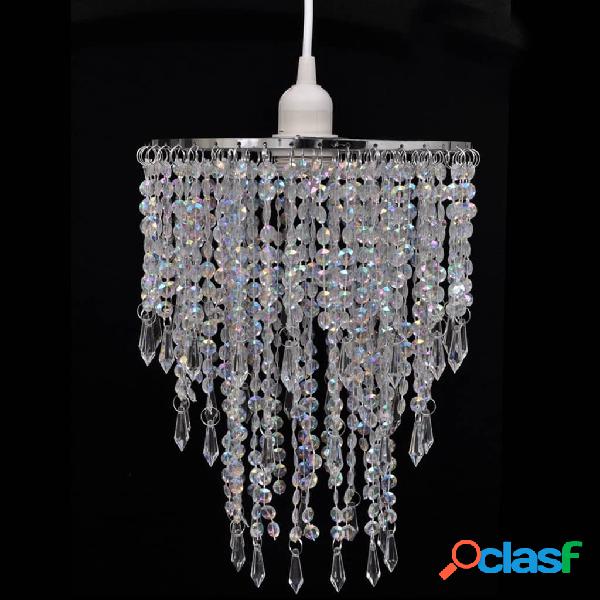 vidaXL Lampadario Sospeso in Cristallo 22,5 x 30,5 cm