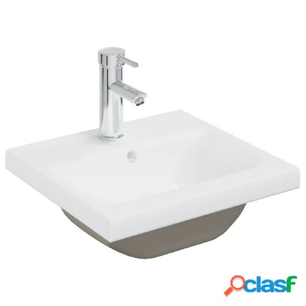 vidaXL Lavabo da Incasso con Rubinetto 42x39x18 cm in