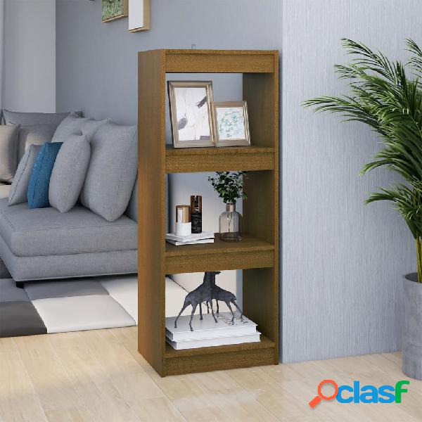 vidaXL Libreria/Divisorio Miele 40x30x103,5 cm Legno