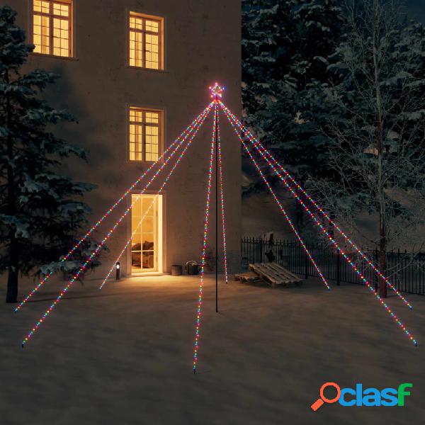 vidaXL Luci per Albero di Natale Interni Esterni 800 LED