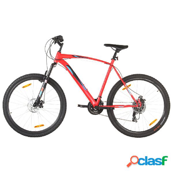 vidaXL Mountain Bike 21 Speed 29" Ruote 53 cm Rosso