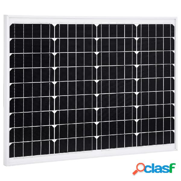 vidaXL Pannello Solare 50W Alluminio Monocristallino e Vetro