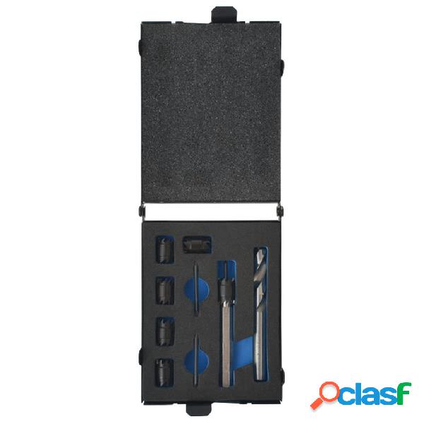 vidaXL Perforatrice Punti Saldatura e Set Punte da Trapano 9