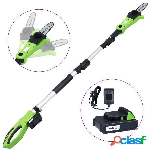 vidaXL Potatore Telescopico Cordless con Batteria 20V 1500