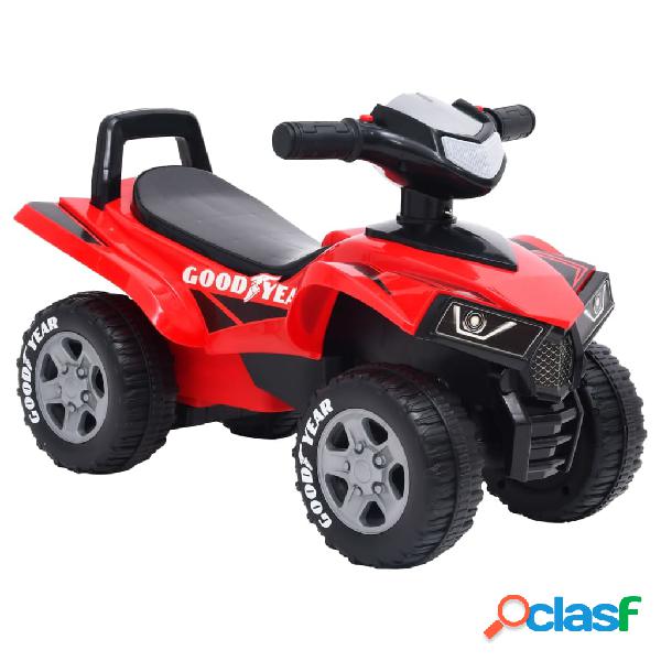 vidaXL Quad Cavalcabile per Bambini Good Year Rosso