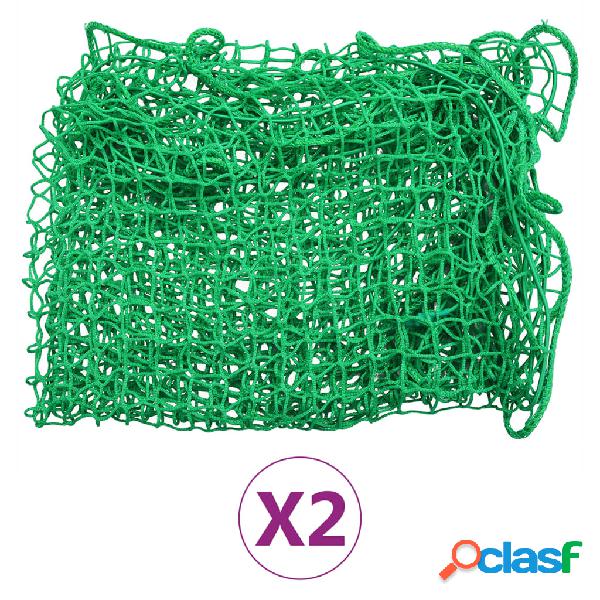 vidaXL Reti per Rimorchi 2 pz 2,5x4 m in PP