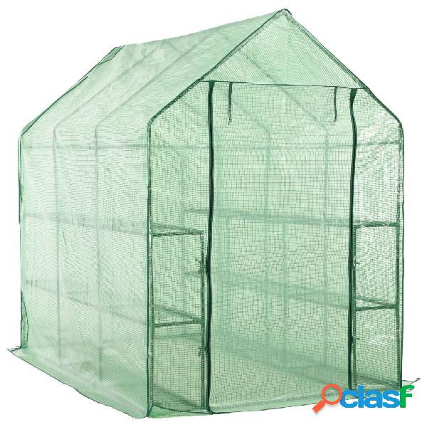 vidaXL Serra Accessibile 12 Livelli in Acciaio 143x214x196