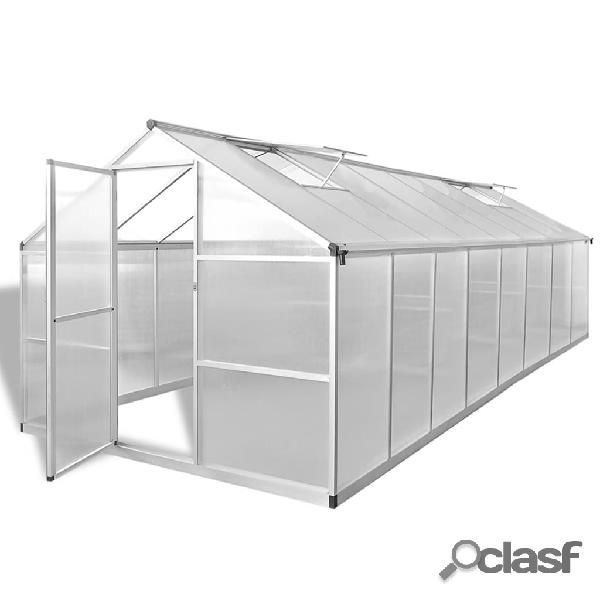 vidaXL Serra in Alluminio 481x250x195 cm 23,44 m³