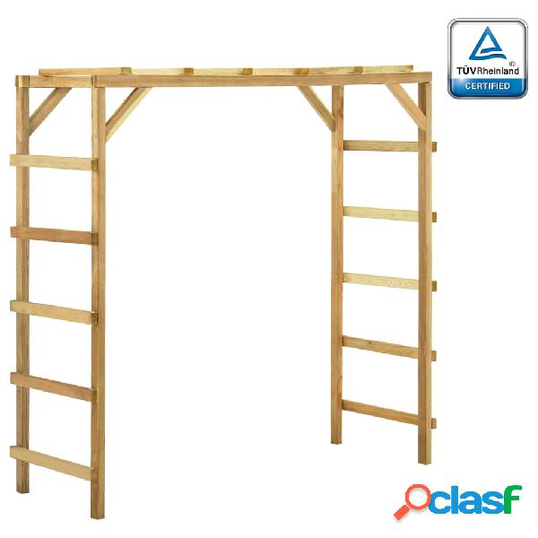 vidaXL Struttura per Arrampicata 170x60x170 cm Legno