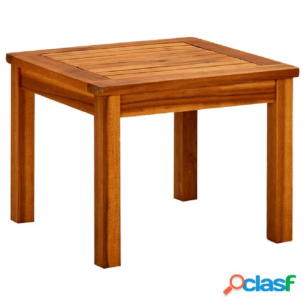 vidaXL Tavolino da Giardino 45x45x36 cm in Legno Massello di