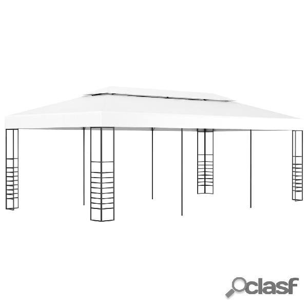 vidaXL Tenda Gazebo 6x3 m Bianco