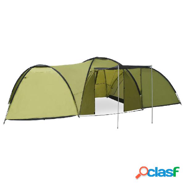 vidaXL Tenda Igloo da Campeggio 650x240x190 cm per 8 Persone