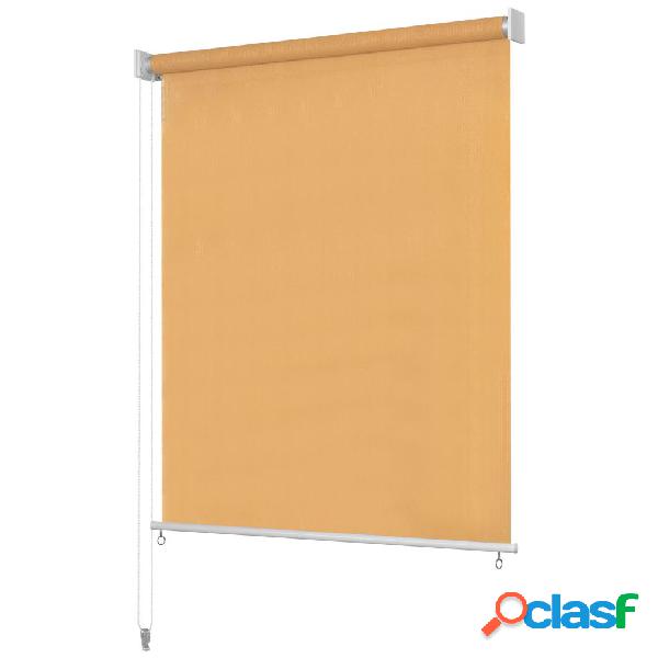 vidaXL Tenda a Rullo per Esterni 220x140 cm Beige