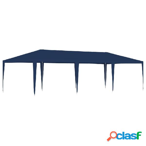 vidaXL Tendone per Feste 4x9 m Blu