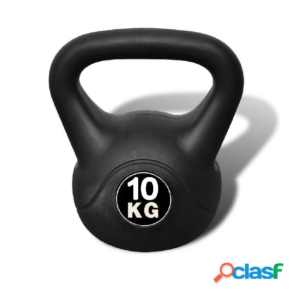 vidaXL kettlebell 10 kg 21 x 21 x 30 cm