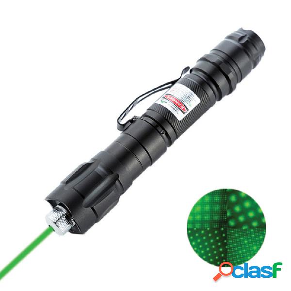 009 Verde Laser Penna puntatore Scatti lunghi PPT