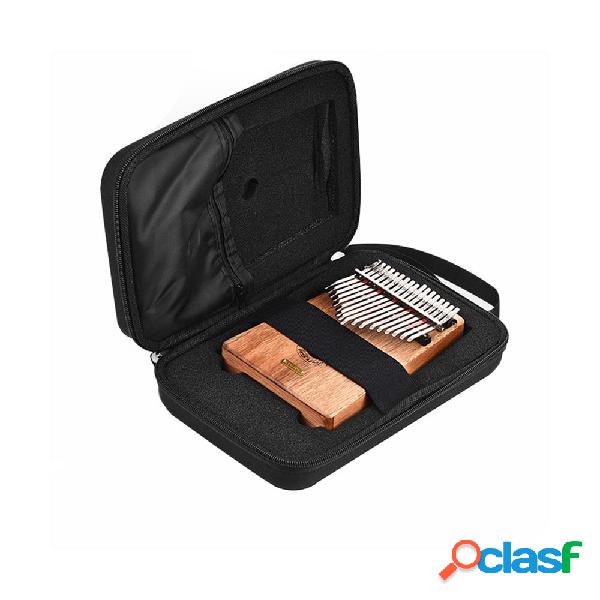 10 chiavi 17 tasti Kalimba Case Thumb Piano Mbira Portable