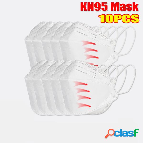 10 pezzi / confezione di maschere KN95 Certificazione CE