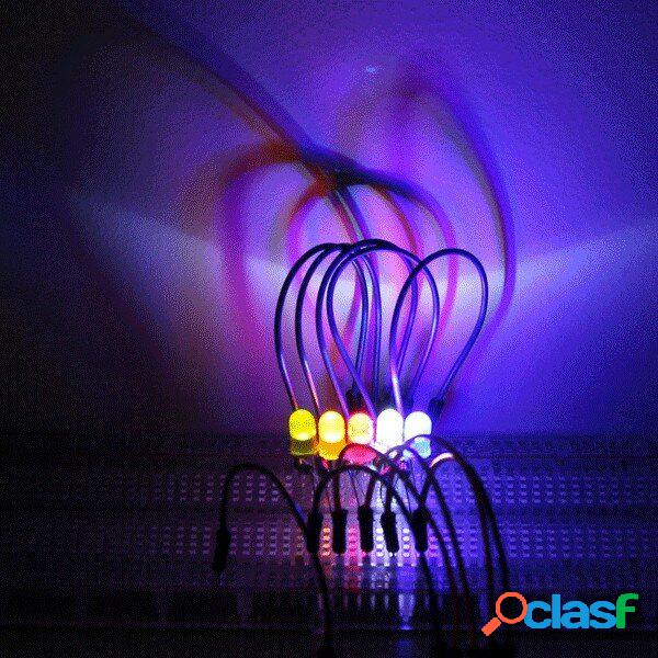 1000Pcs 5 colori 5mm F5 Kit diodi tondi ultra luminosi LED