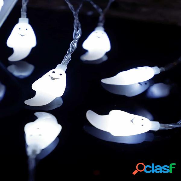 10/20/40/50 LED Halloween Ghost Light String Hanging Lights