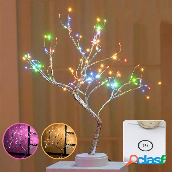 108LED USB Rame Filo Firefly Albero Touch Control Night