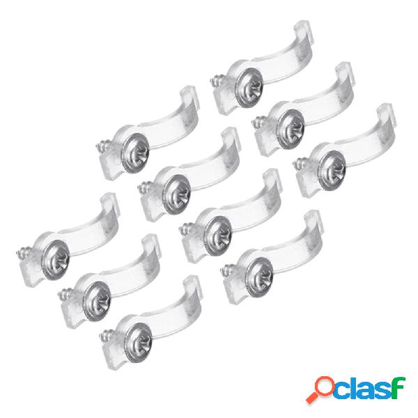 10PCS Clip fissa in silicone per 8mm impermeabile 3528 3014