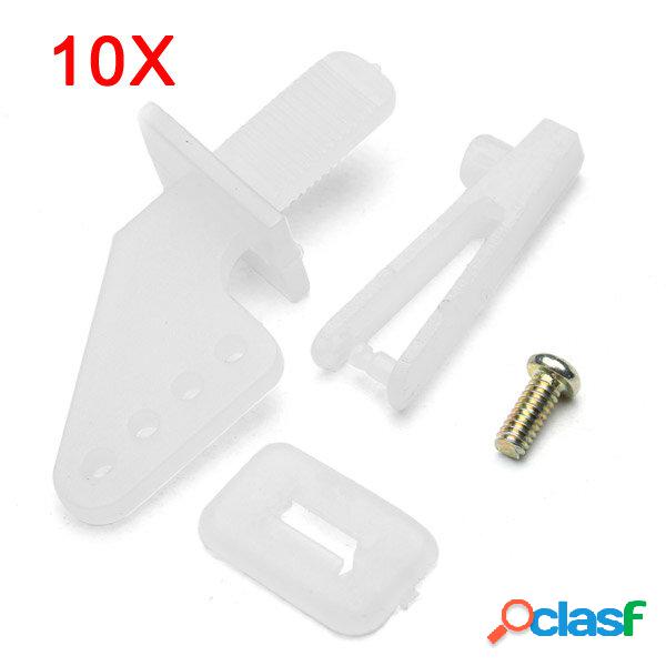 10X Set di Angoli di Servo del Timone con Vite di Mandrino