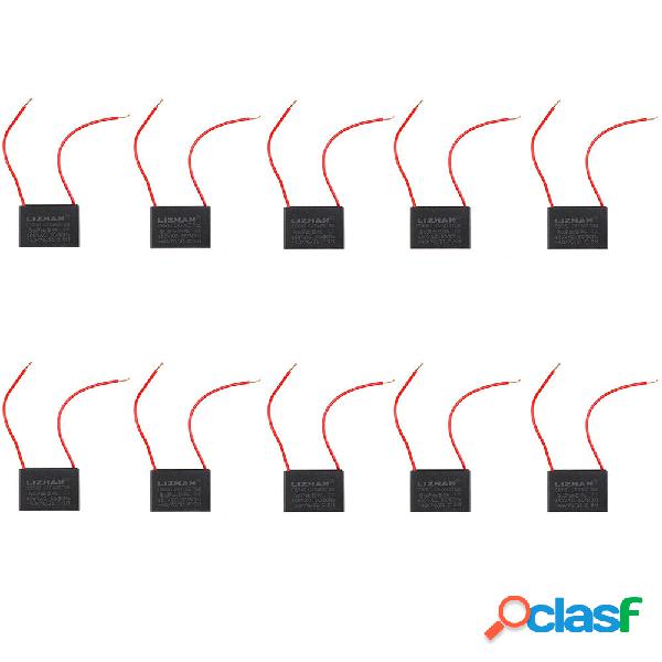10pcs CBB61 450V 8uf Capacità di avviamento Condensatore