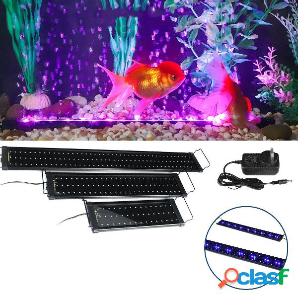 12V 25W 129 LED Luce per acquario 30-90cm Illuminazione a