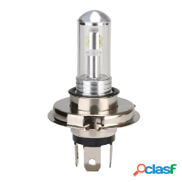 12V H4 6000K 40W COB Ultra Materiale Vetro Lampadina Turbe