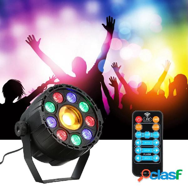 15W 10 LED Strobe Par lampada RGB Giallo DMX Sound remoto