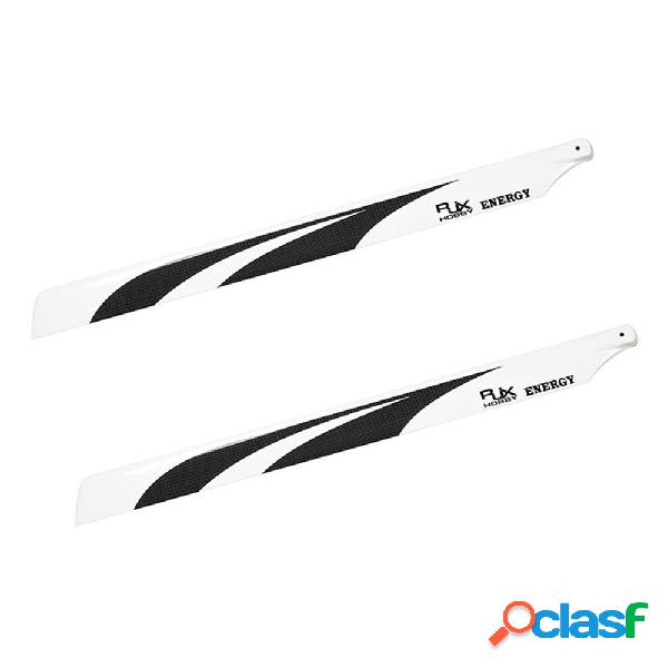 1Pair RJX Lama in fibra di carbonio 470mm per ALIGN 500X