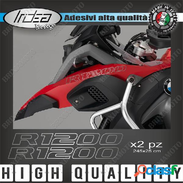 2 adesivi serbatoio stickers moto argento