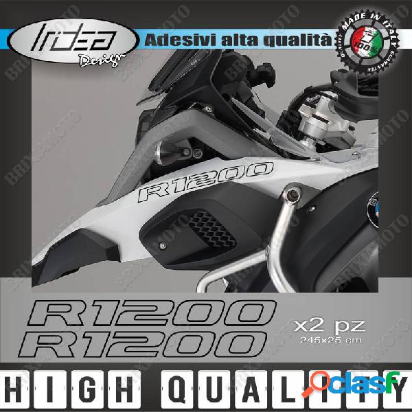 2 adesivi serbatoio stickers moto nero