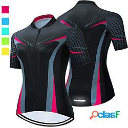 21Grams Per donna Manica corta Maglia da ciclismo Estate