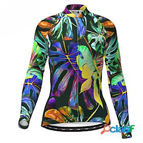 21Grams Womens Cycling Jersey Cycling Jacket Long Sleeve -