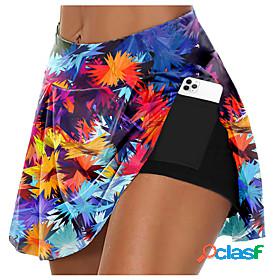 21Grams Women's High Waist Athletic Running Shorts Shorts