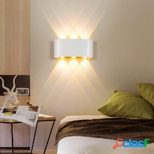 2/4/6/8/10/12 Teste LED Parete lampada Interno Esterno