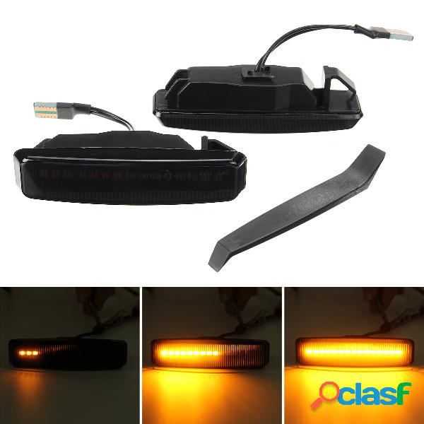2PCS Dynamic LED Indicatori laterali Ripetitori Luci per BMW