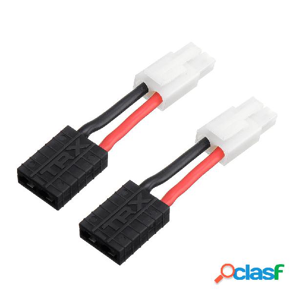 2Pcs EUHOBBY 45mm 14AWG TRX Plug a Tamiya Maschio / Femmina