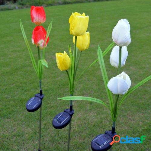 2V solare Power Mult Tulip Flower Garden Puntare il