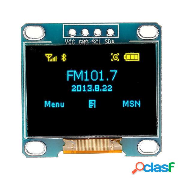 3 pezzi 0.96 Pollici Modulo blu giallo IIC I2C OLED Display