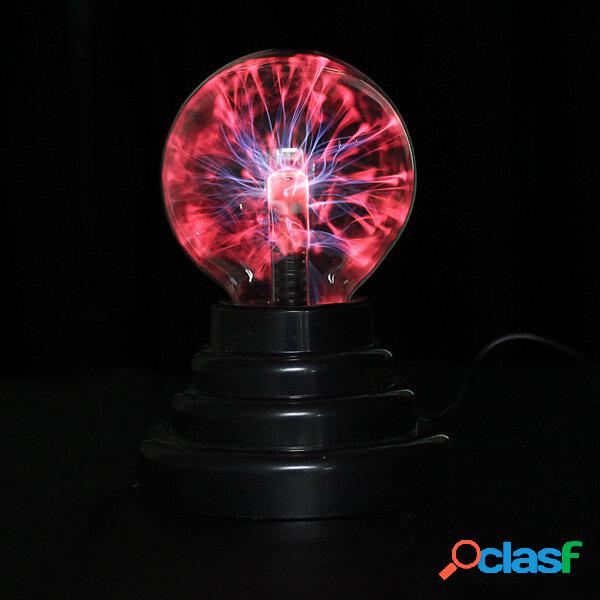 3 pollici USB Plasma Ball Sfera Lightning Crystal lampada