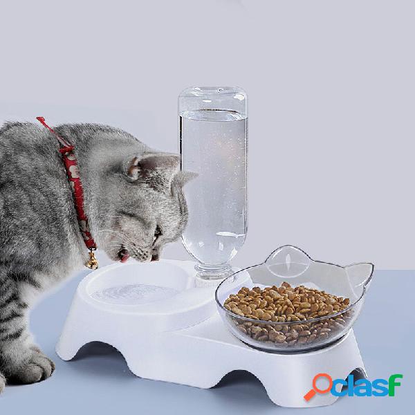 3 tipi di ciotole oblique per cibo per gatti che proteggono