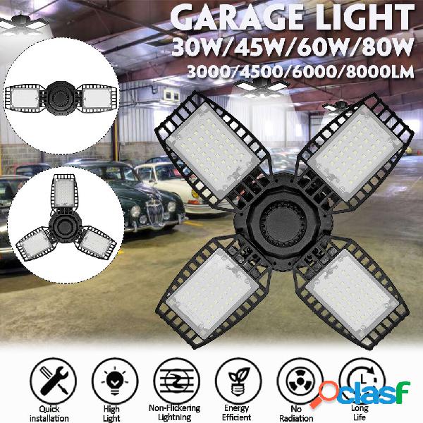 30W / 45W / 60W / 80W E27 LED Garage Light Deformable