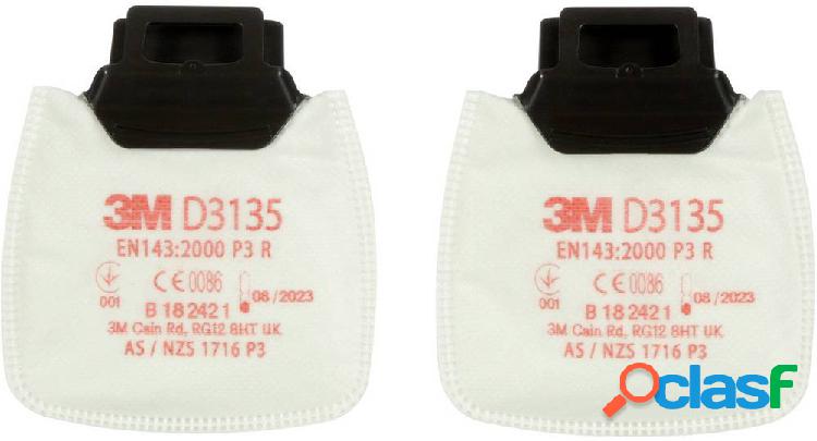 3M Filtro antiparticolato Secure Click P3 R D3135 2 pz.