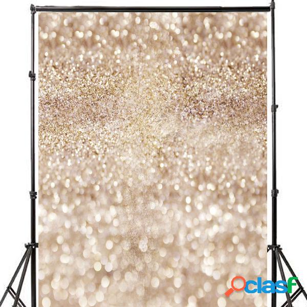 3x5FT 5x7FT Vinile Beige Glitters Brillante Fotografia