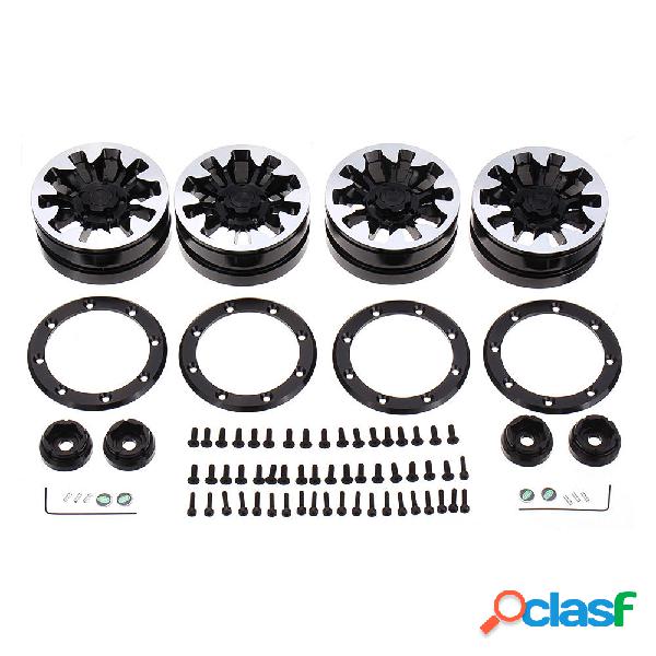 4 pezzi RBR / C 1.9 Pollici Mozzo ruota auto in metallo RC