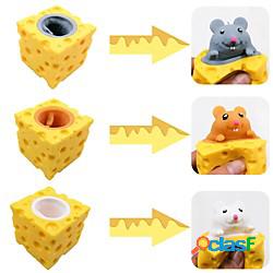 4 pezzi di formaggio fidget set giocattolo bolla fidget play